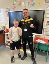 Parent visit in Room 4 