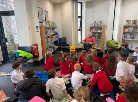 Sunflower Room Library Visit